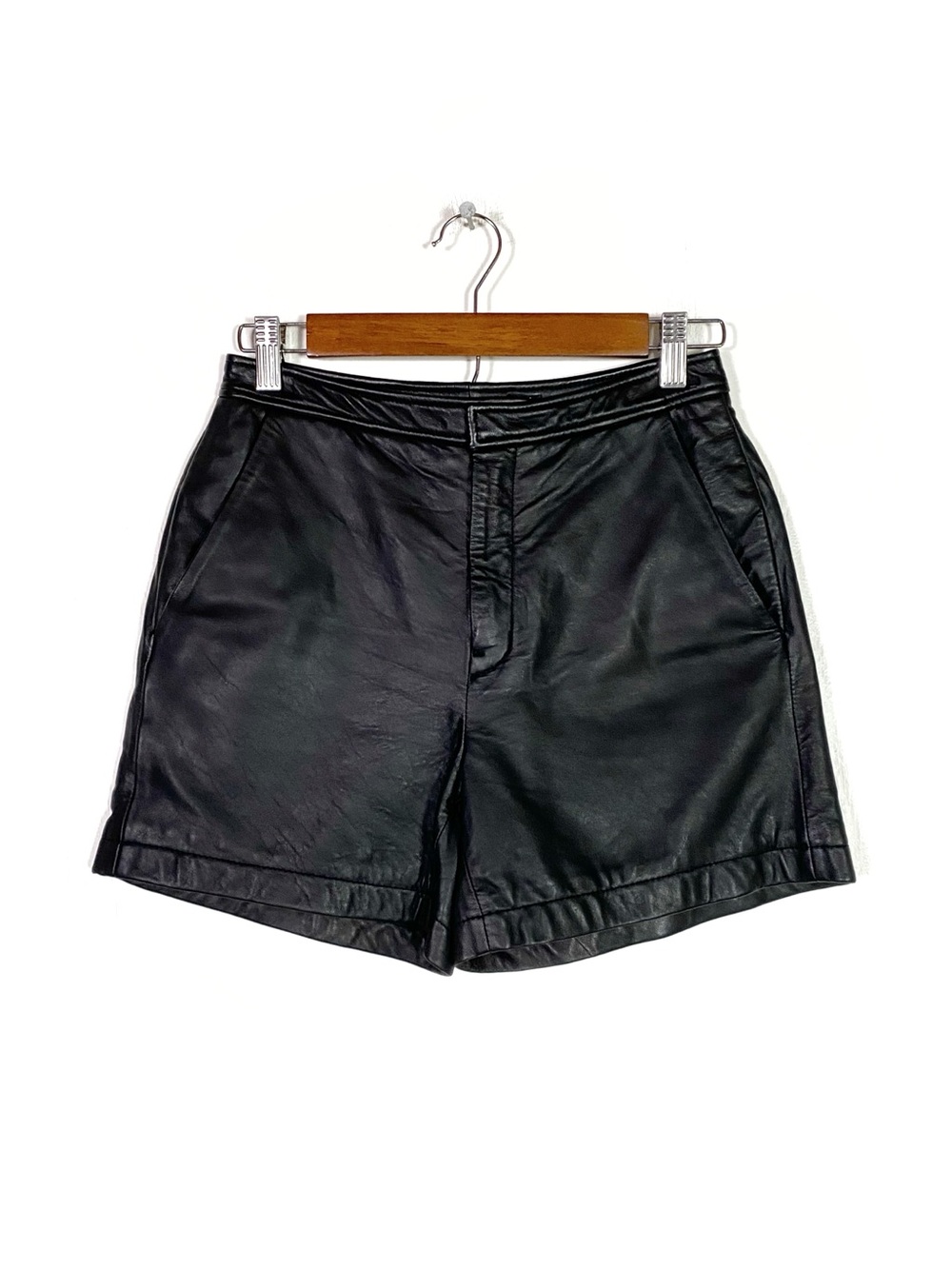 BLK DNM Leather Shorts